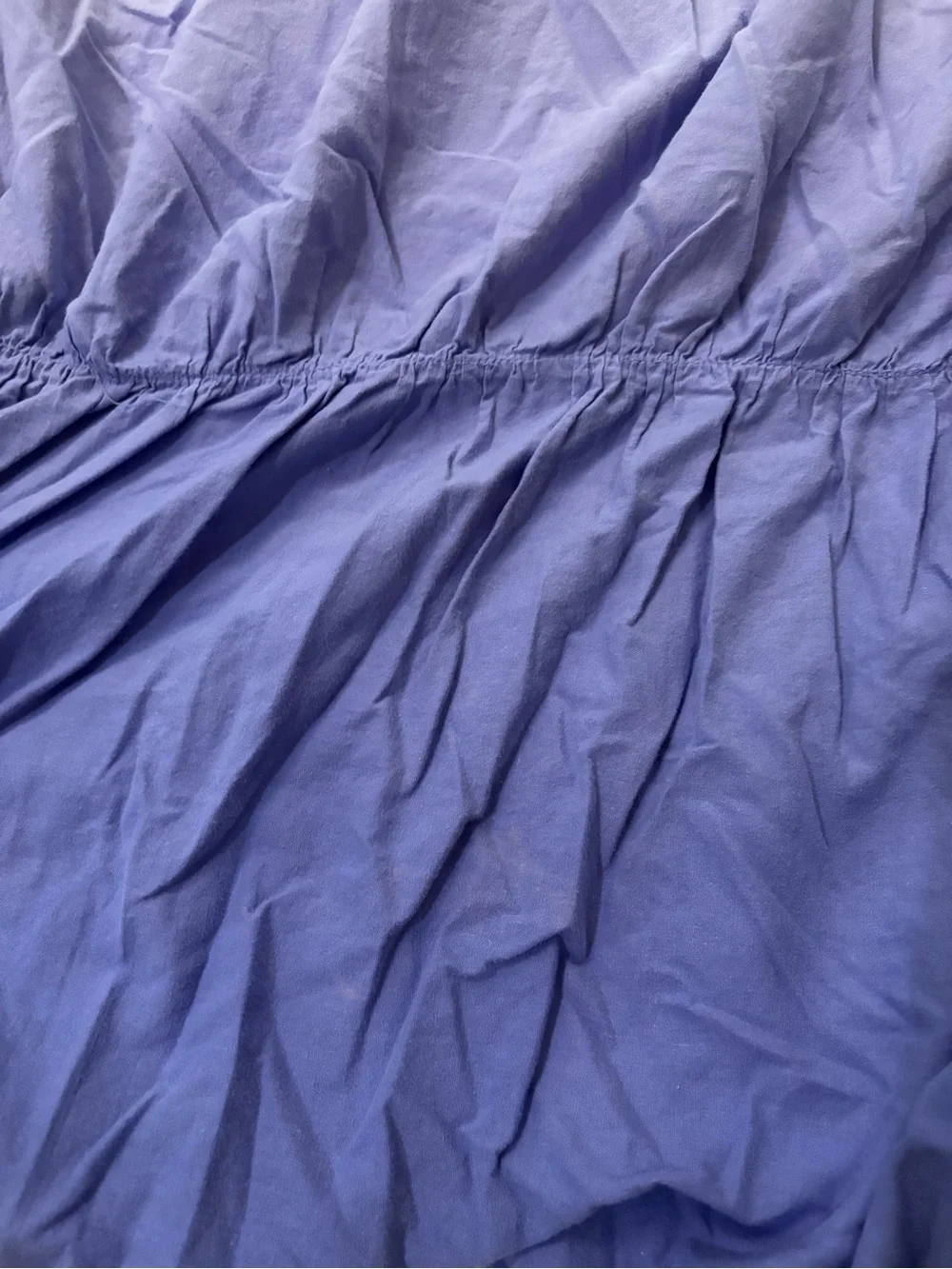 Pottery Barn Teen Ombre Ruffled Duvet Cover & Sham Purple White Mint dip dye